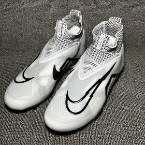 Men's Nike Alpha Menace Elite 3 Ghost White Football Cleats Size 9 CT6648-100